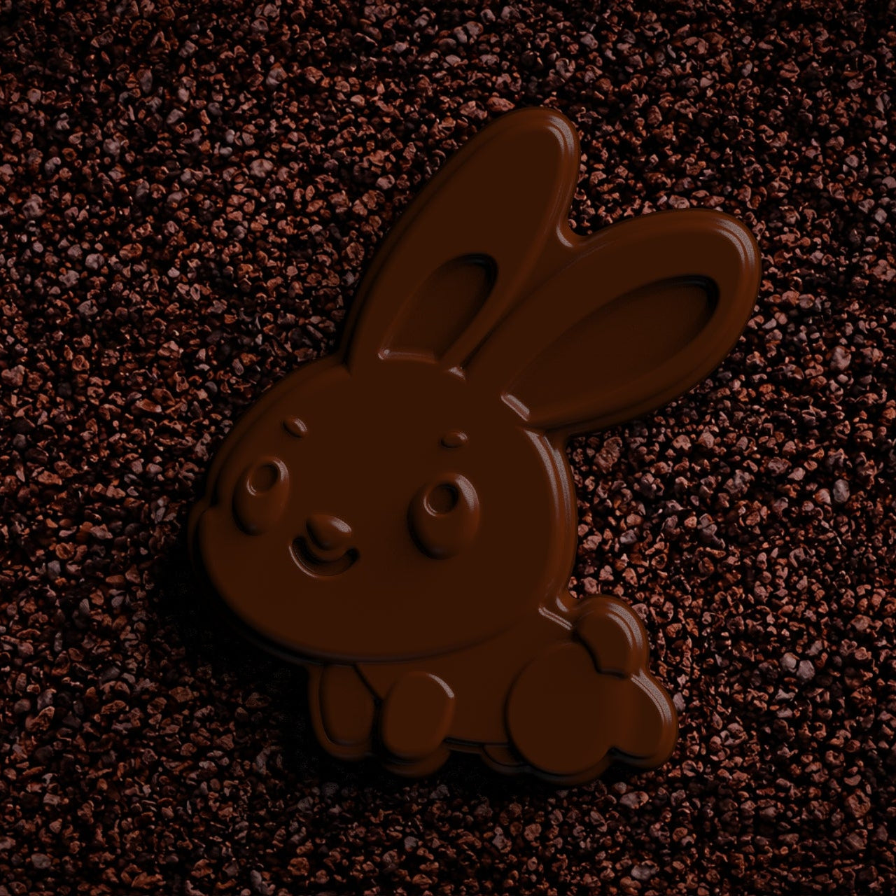 Emporte pièce pour tablette Lapin