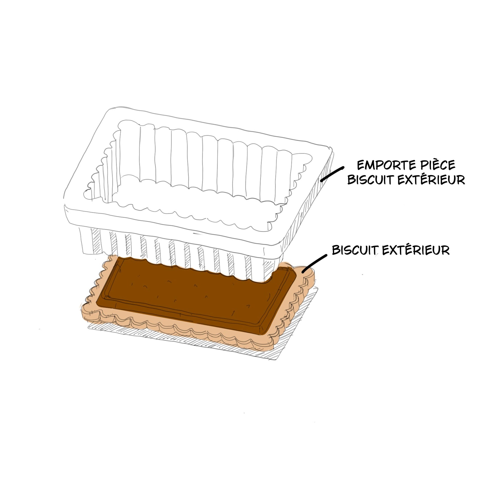 Emporte pièce petit écolier (extérieur)
