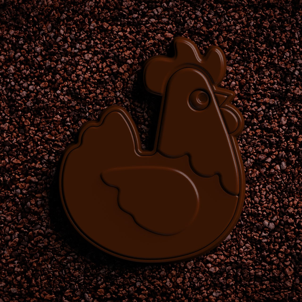 Emporte pièce pour tablette Poule